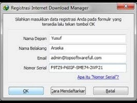 Idm serial key for registration free download
